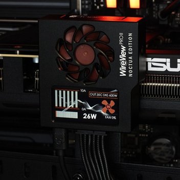 Thermal Grizzly WireView Pro II GPU Noctua Edition, 12V-2x6, TFT-IPS - schwarz, normal