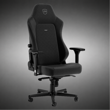 noblechairs HERO Gaming Stuhl - Mikrofaser Edition, schwarz